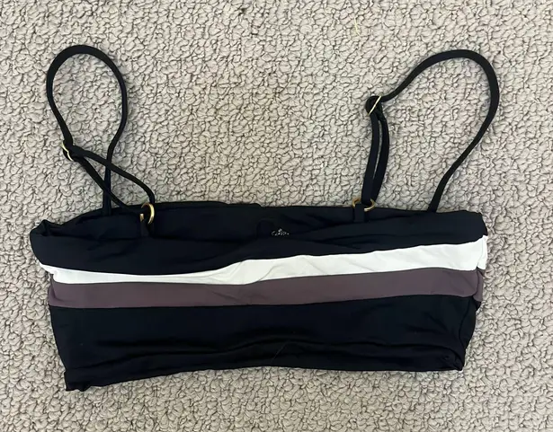 l*space Striped Bikini Top