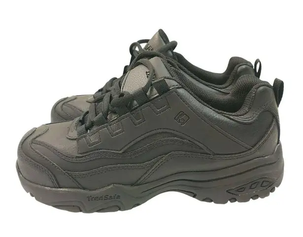 NWT Brahma For Her Terry Women's 7.5 Black Leather Athletic Type Safety Sneakers