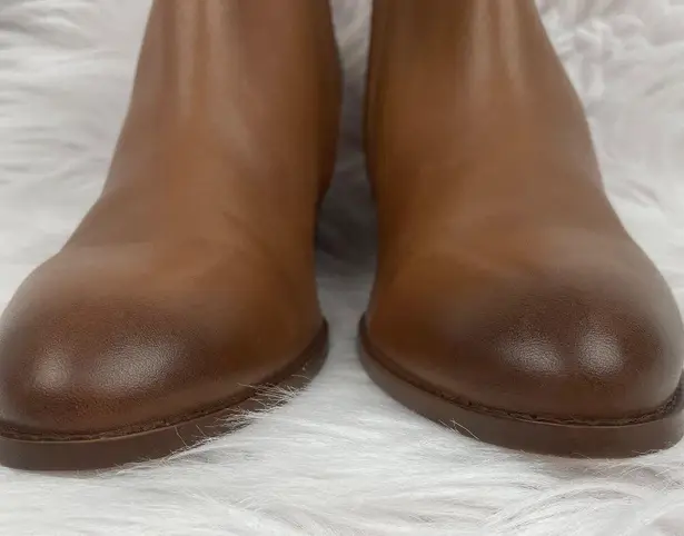 Sam Edelman Melody Womens Brown Leather Ankle Booties Size 8