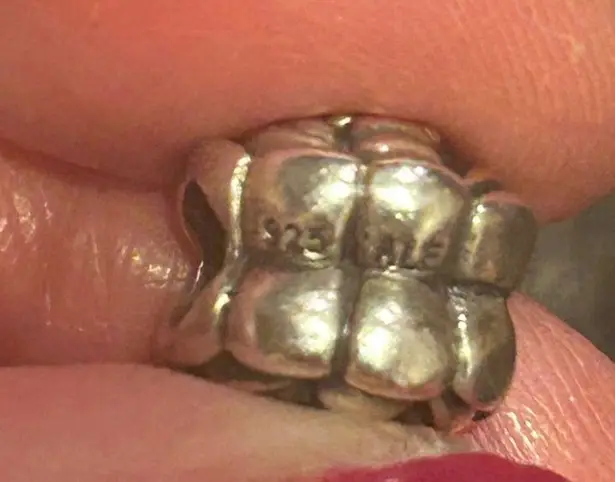 Pandora Authentic  Blooming Rose Charm CZ 925 ALE Sterling Silver