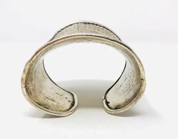 Sterling Silver , heavy tooled cuff, 79.3g