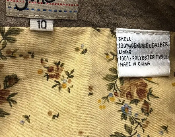 June Brown Genuine Suede Skirt 10