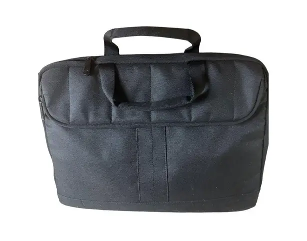 Unbranded Laptop, travel, work Bag With Handles & Zipper Closure Black Large