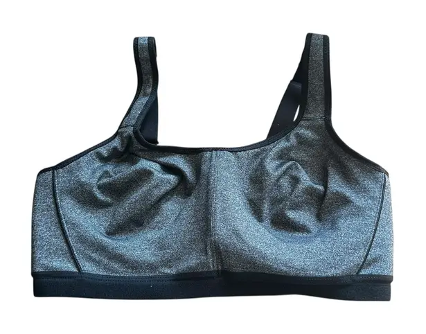 Wacoal 855229 Sport Full Figure Underwire Comfort Sports Bra Gray 34DD