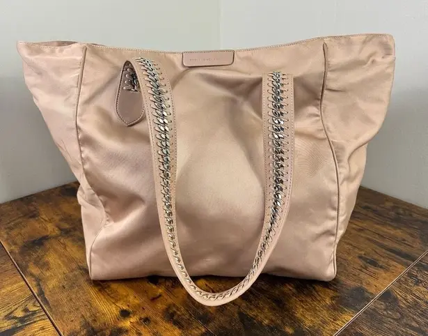 Stella McCartney Go Falabella Large Nylon Tote Bag Beige