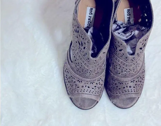 Not Rated Brown Ankle Boots with Elegant Detailing