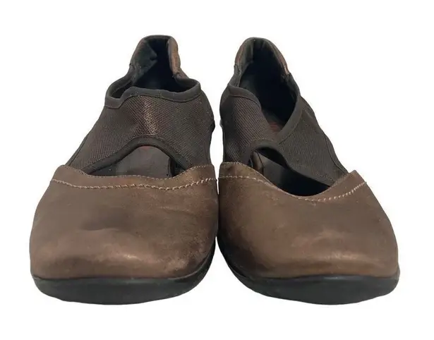 Sesto Meucci Pure Italian Gold & Brown Shoes Size 7M