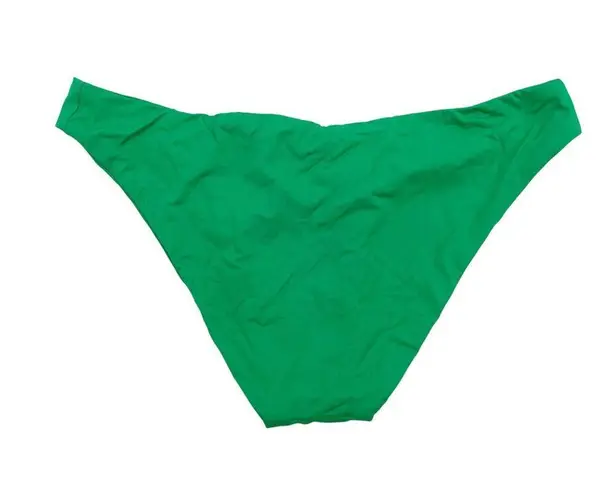 Becca Swim Color Code Milani Draped Hipster Bottoms Grass Green Size Large NEW