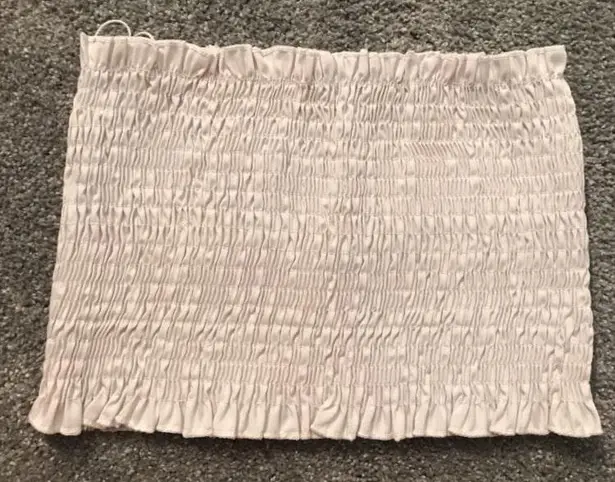 Zaful White Smocked Top