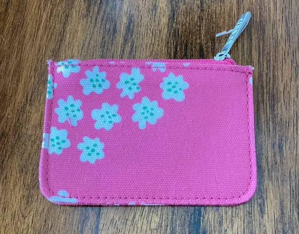 Clinique NEW Marimekko for Pink Floral Daisy Card Holder Small NWOT