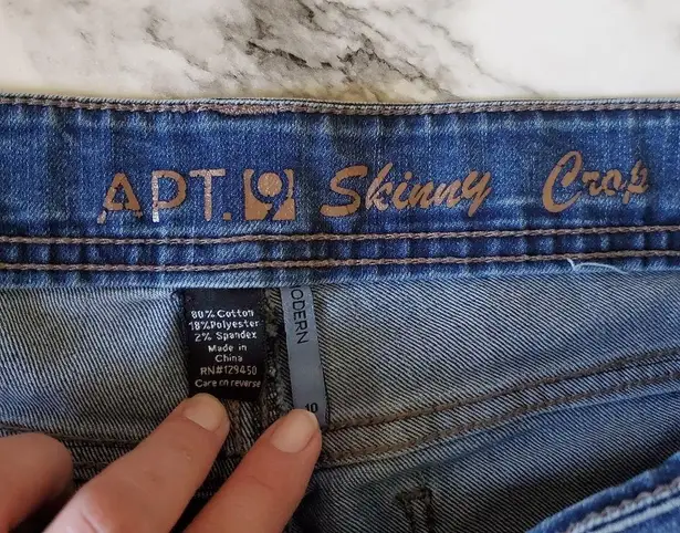 Apt. 9  cropped jeans size 10