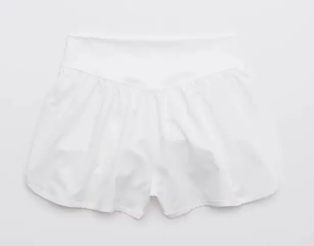 Aerie White Athletic Shorts