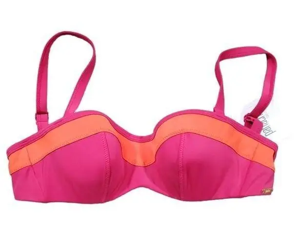 Panache Isobel Underwire Bandeau Molded Swimsuit Bikini Top SW0763 Size 28D