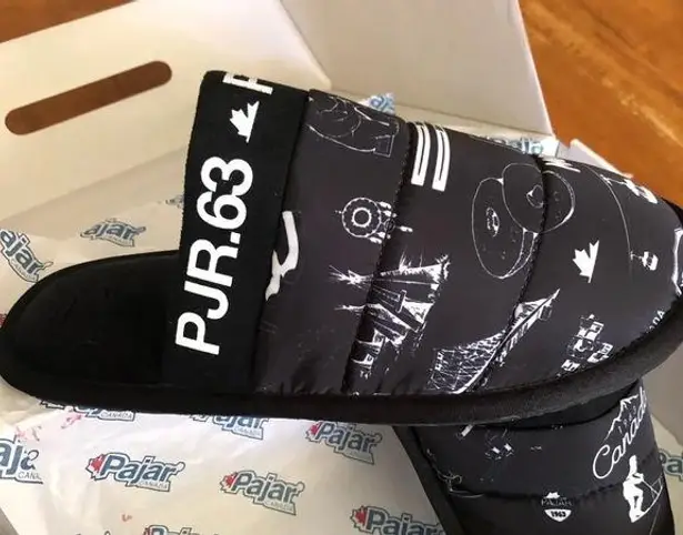 Pajar / Stevie/ black vintage slippers, size 39 European, new in Box