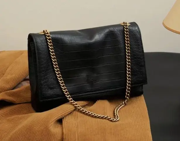 Convertible Crossbody Bag with Reversible Design