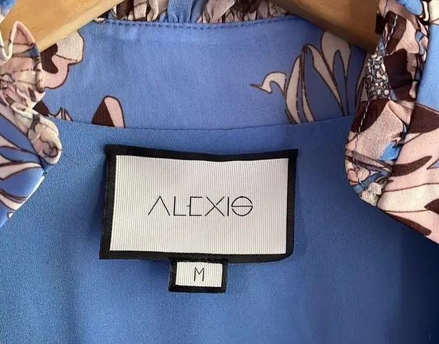 Alexis Melyssa Geogette Dress in Blue Floral