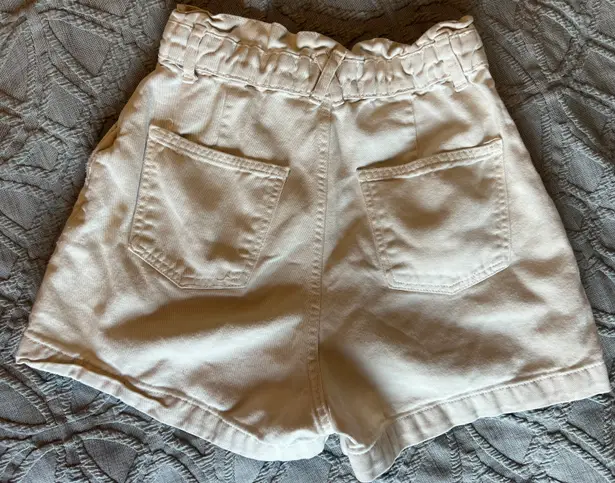 ZARA High Waisted Paperbag Shorts