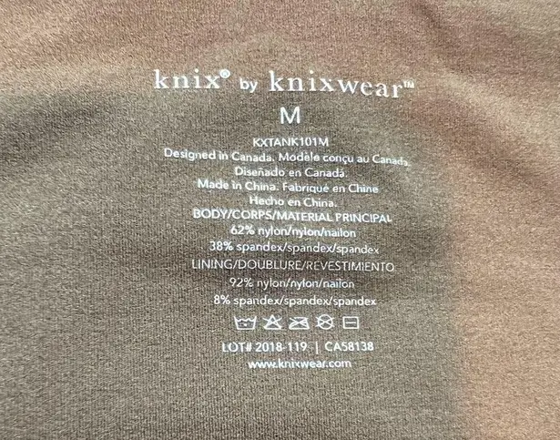 knix by knixwear | LuxeLift Evolution tank. Size: M. Green Size M