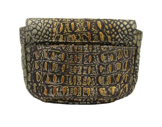 Rugero By Rogers Bag Crocodile Finish Calf Leather