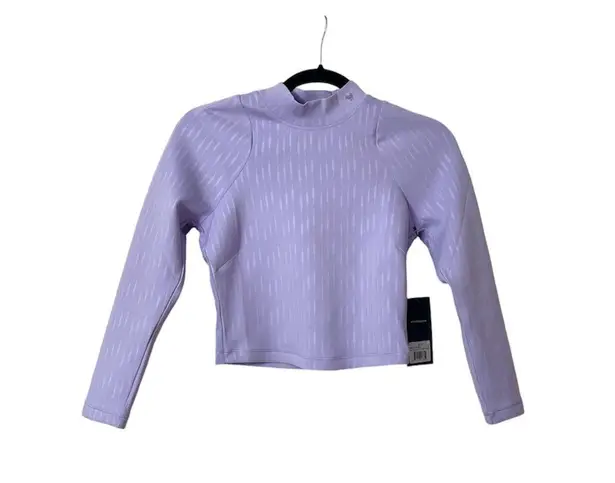 Bad Birdie NWT! Lavender The Links Mock Neck Top