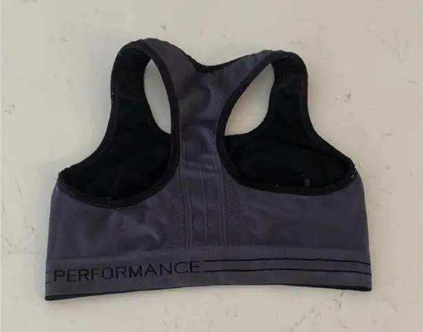 Calvin Klein Black Grey Reversible Performance Sports Bra Size Women's Small