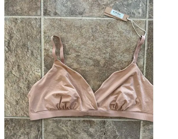 Skims Fits Everybody Triangle Bralette Ochre Size XL Tan