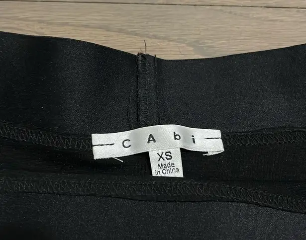 CAbi  “Owens”black flared skirt (548). XS