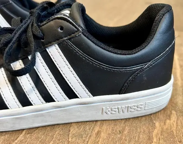 K-Swiss Women’s Court Pro Low Top Sneakers Athletic Shoe Black Size 8.5 EUC