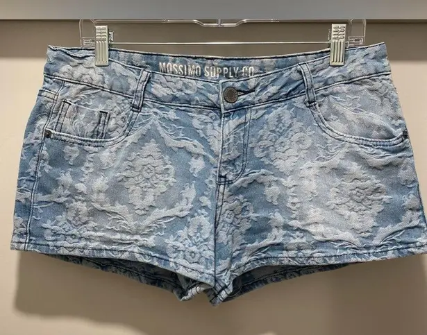 VTG 90s Y2k Mossimo Patterned Denim Jean Mini Hot Shorts