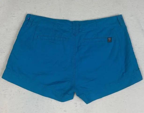 The North Face  Women’s Linen blend Chino Style Shorts Teal Blue Size 6