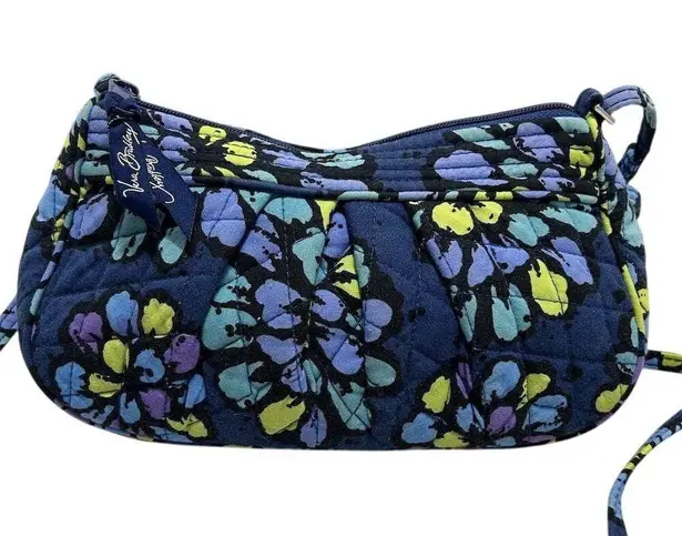 Vera Bradley Indigo Pop Floral Crossbody Purse w/ Adjustable Strap