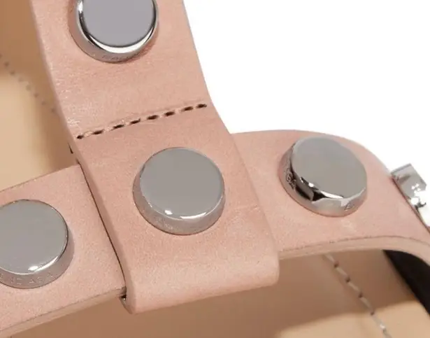 Balenciaga šHPš Studded leather wedge sandals