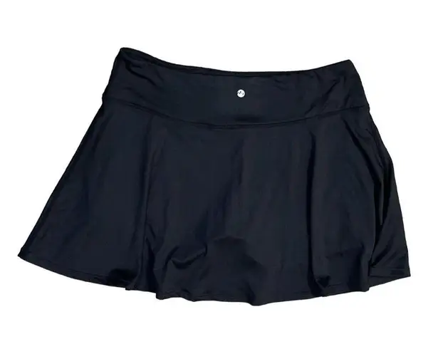 Willit Women's Tennis Mini Skirt Skort Gold Athletic Black Size L Large Stretch