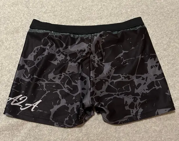 Rebel Athletics Cheer Athletics Shorts by Rebel Athletic Size Adult Small Grey Black G3FCA2A