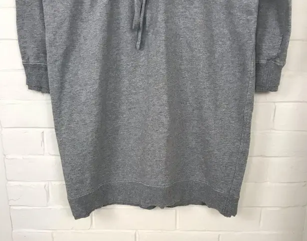 Norma Kamali Casual Grey Sweatshirt Dress Size S