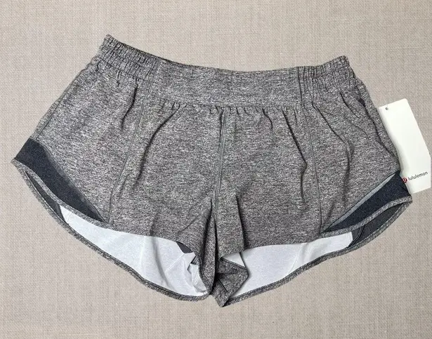 Lululemon  Hotty Hot Shorts Heathered Black 12 Nwt