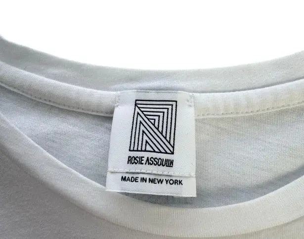 Rosie Assoulin Fall/Winter 2018 Designer Striped Multicolored Print Bedazzled S White