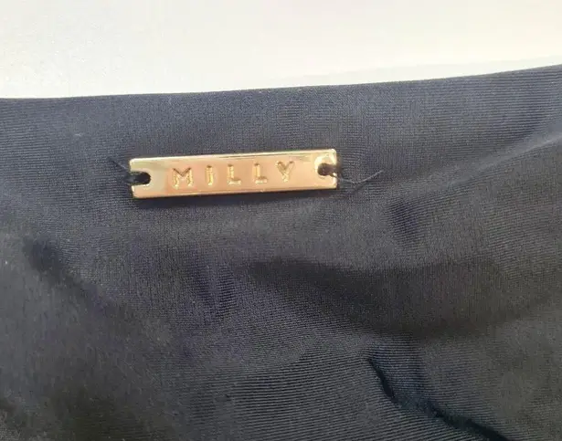 Milly Cabana Applique Bikini Bottom in Black