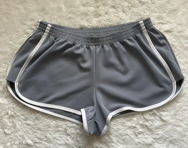 SKIMS Shorts Track Dolphin Short Elastic Waist Pacific Gray XL NWT New