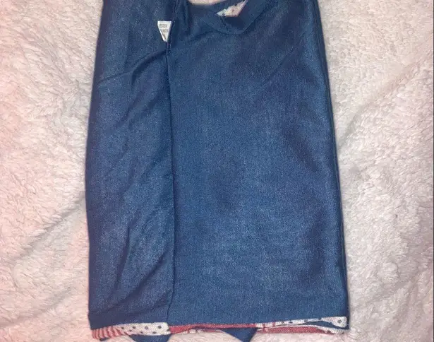 Red White & Blue Nautical Anchor Infinity Scarf