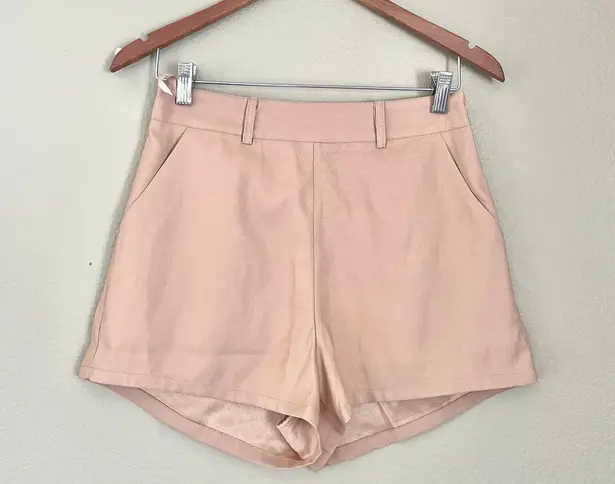 Missguided Tailored Co-Ord Shorts Camel Tan Size 6 NWT High Rise Neutral Minimalist