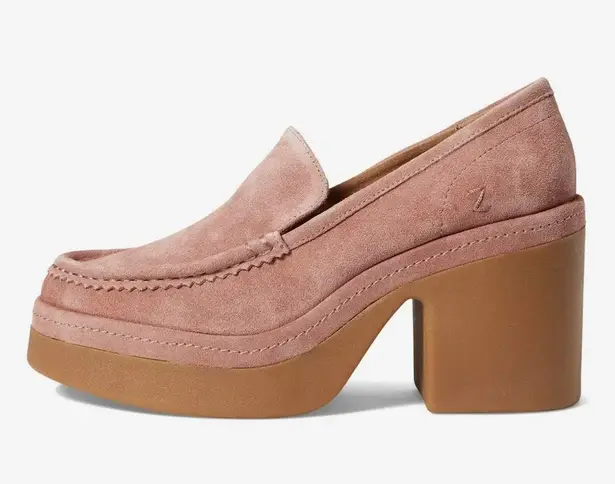 Zodiac Dorit Leather Slip-On Loafers in Nougat Pink Suede Size 9 New in Box