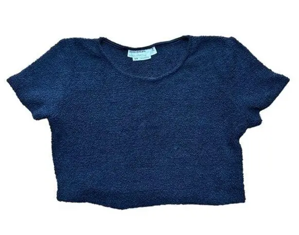 Urban Renewal URBAN OUTFITTERS Nubby Black Cropped Sweater Size Medium Cap Sleeve