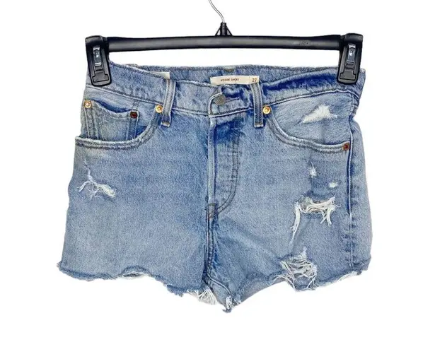 Levi's Levi’s wedgie jean shorts distressed size 27