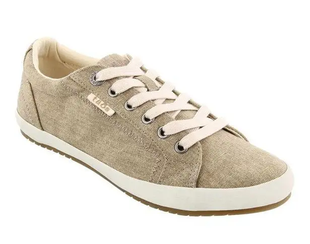 Taos Star Sneakers Khaki Comfort Shoes Size 8 Tan