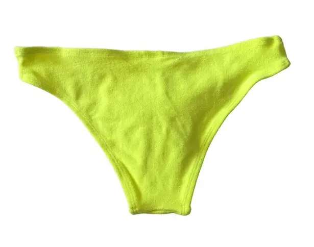 Topshop NEW  Velour High Leg Bikini Bottoms size 6 Green