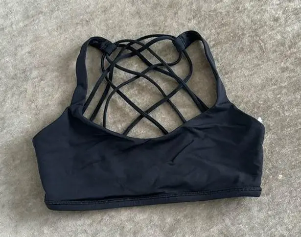 Lululemon  Free to Be Bra. Bra lining not included. Color- black. Size 6