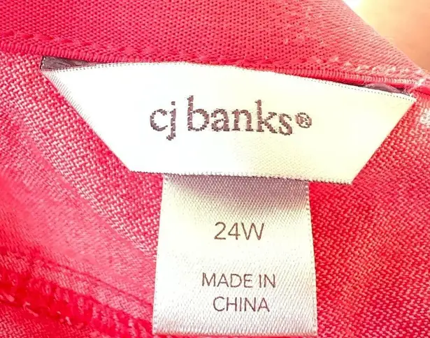 cj banks  plus size pink jeans. Size 24