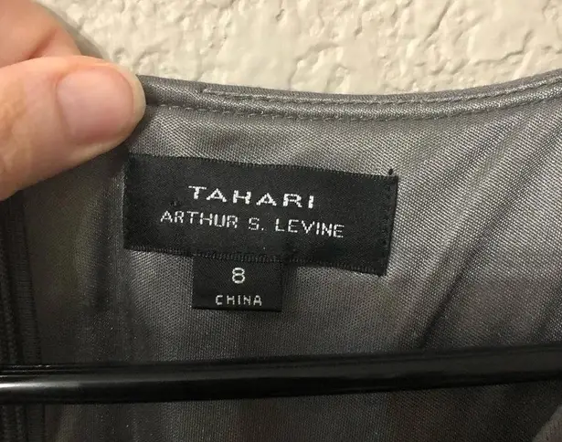Tahari Black & Grey Dress - Size 8
