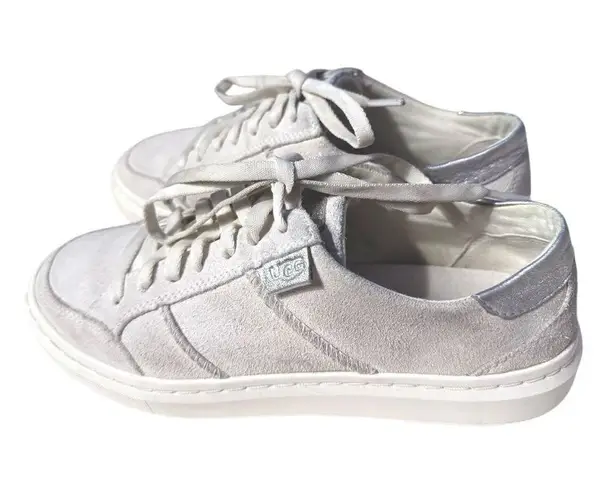 UGG  Alameda Lace-up Sneaker In White/ Silver